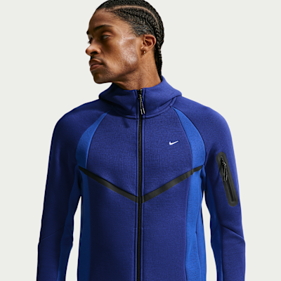 Nike Tech Men's Colour-Block Full-Zip Fleece Windrunner Jacket
